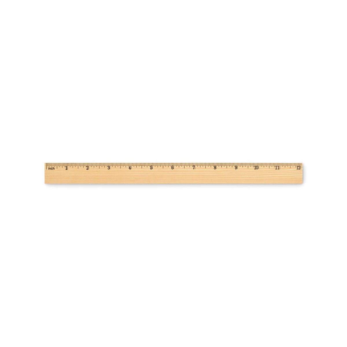 Linijki z logo – drewniana linijka 30 cm ruler30 – drewniana mo2918-40-back Drewniana linijka 30 cm RULER30 - drewniana mo2918-40-back