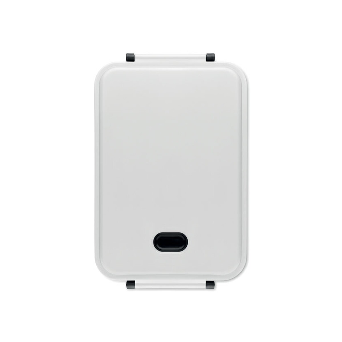 Lunchboxy z logo – lunch box z pp z rec. 2200 ml indusmax – biały mo2290-06-top Lunch box z PP z rec. 2200 ml INDUSMAX - biały mo2290-06-top