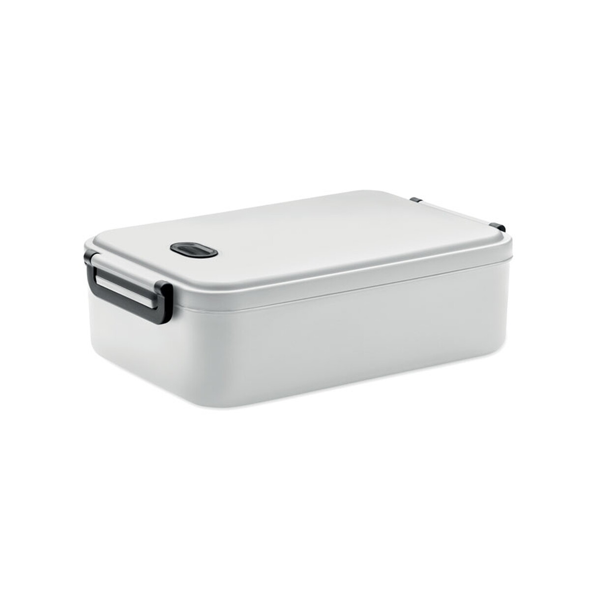 Lunchboxy z logo – lunch box z pp z rec. 2200 ml indusmax – biały mo2290-06 Lunch box z PP z rec. 2200 ml INDUSMAX - biały mo2290-06