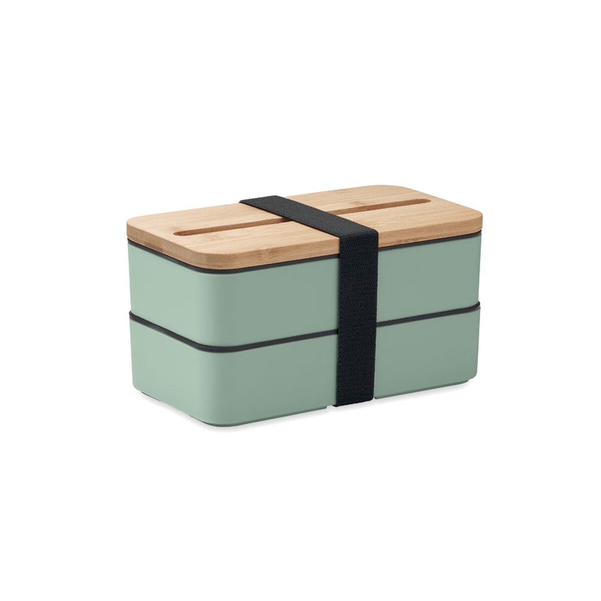 Lunchboxy z logo – lunch box z pp z wint – miętowy zielony mo2088-77 Lunch box z PP z WINT - miętowy zielony mo2088-77