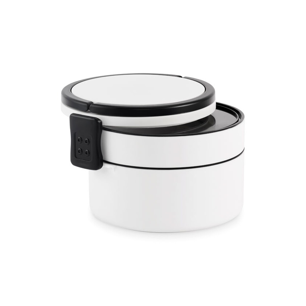 Lunchboxy z logo – lunchbox pp 2 poziomy 950 ml ensala – biały mo2902-06-side Lunchbox PP 2 poziomy 950 ml ENSALA - biały mo2902-06-side