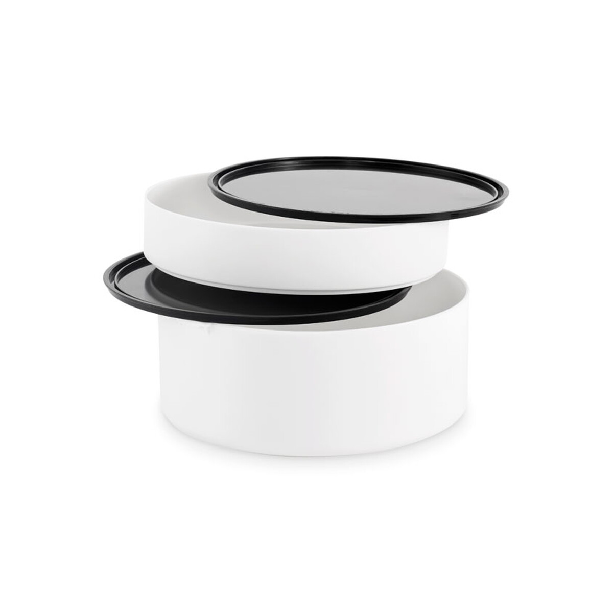 Lunchboxy z logo – lunchbox pp 2 poziomy 950 ml ensala – biały mo2902-06-top Lunchbox PP 2 poziomy 950 ml ENSALA - biały mo2902-06-top