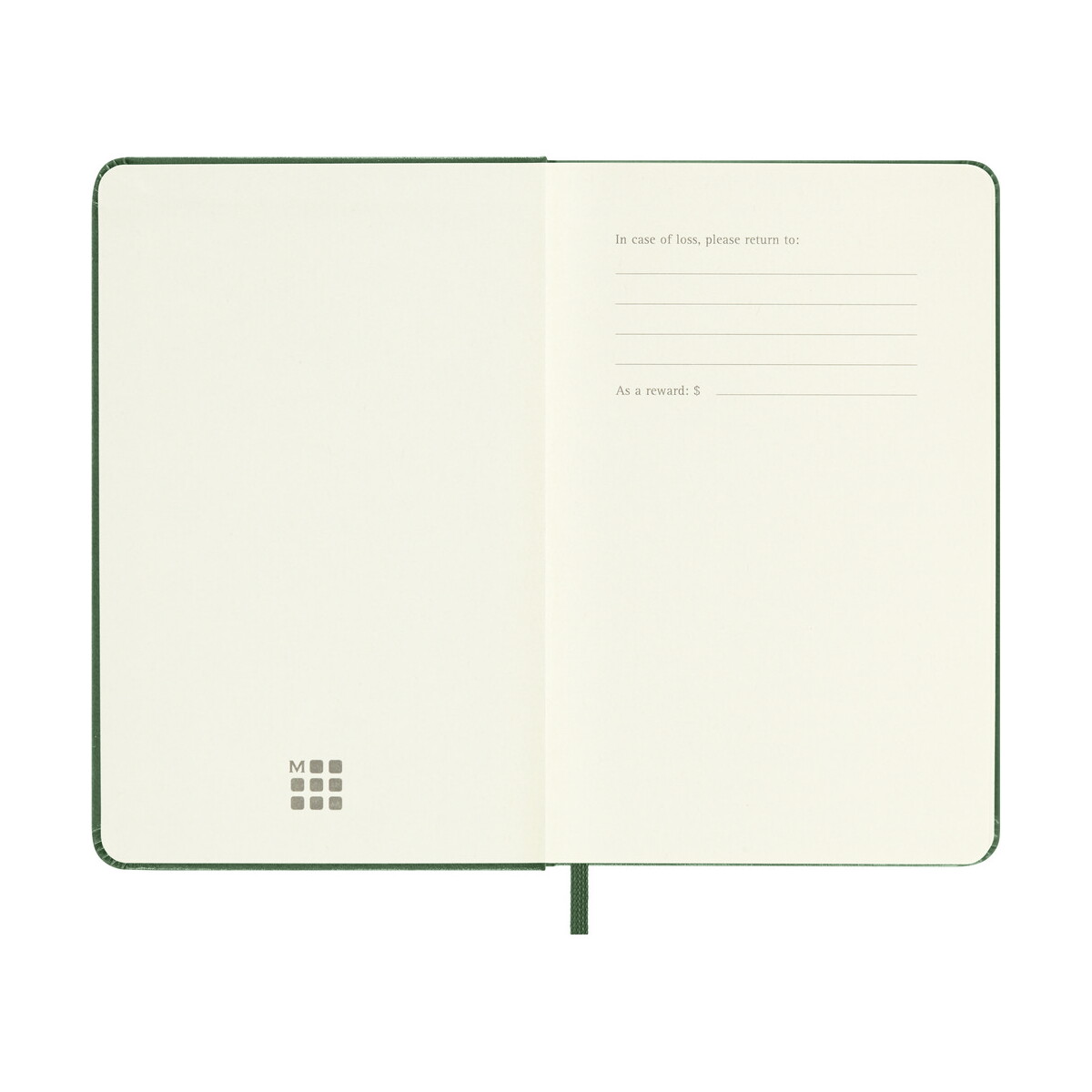 Notatniki z logo – kalendarz moleskine – khaki VM292.2027-25_INS01 Kalendarz MOLESKINE - khaki VM292.2027-25_INS01