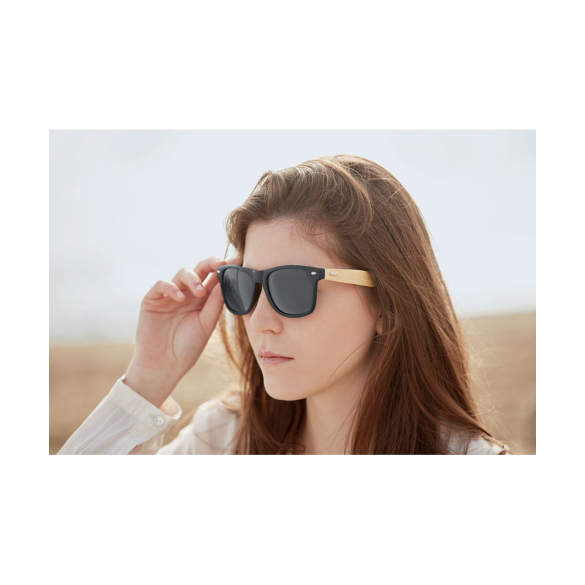 Okulary z logo – okulary przeciwsłoneczne california touch – czarne mo9617-03-ambiant Okulary przeciwsłoneczne CALIFORNIA TOUCH - czarne mo9617-03-ambiant
