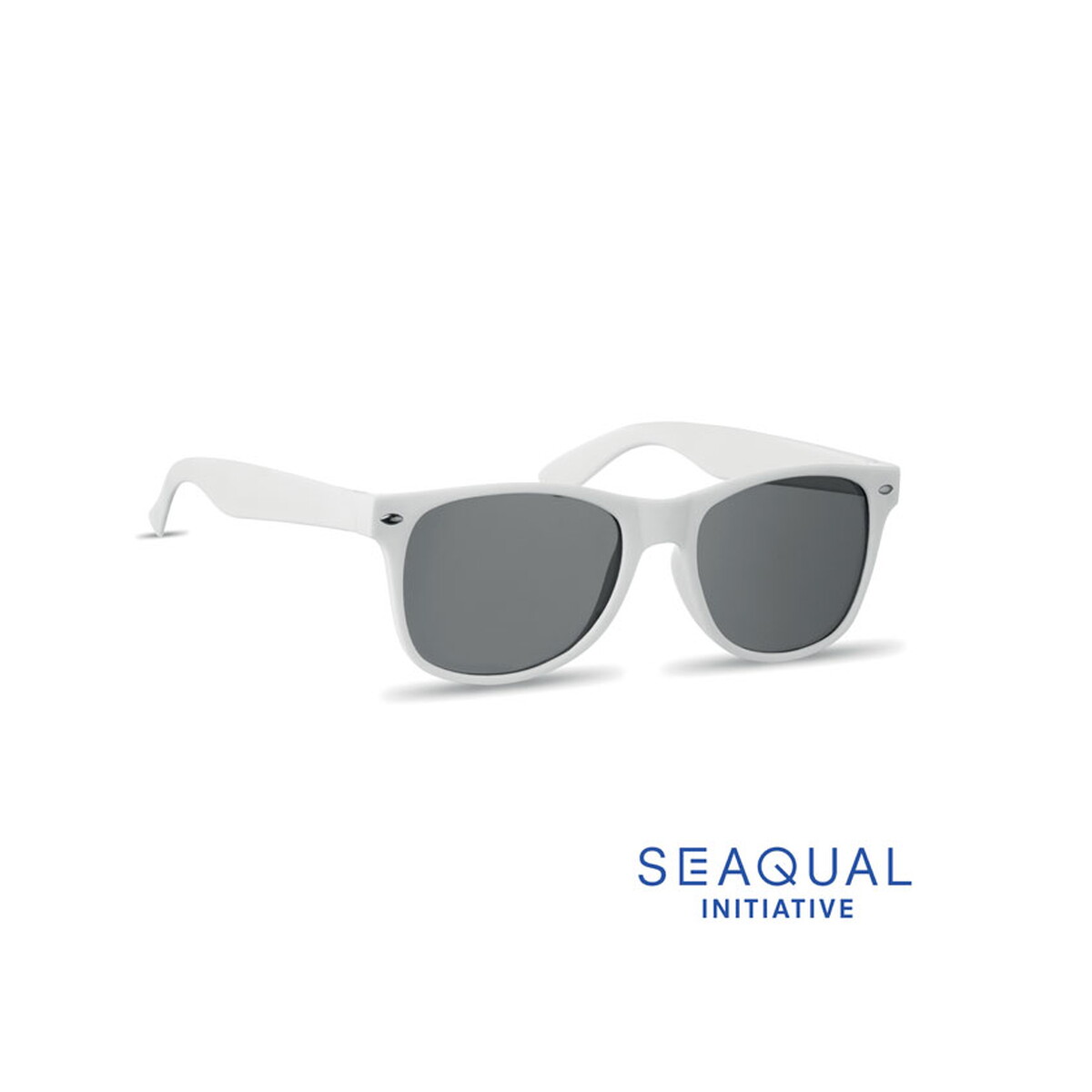 Okulary z logo – okulary przeciwsłoneczne seaqu soblue – białe mo2864-06 Okulary przeciwsłoneczne SEAQU SOBLUE - białe mo2864-06