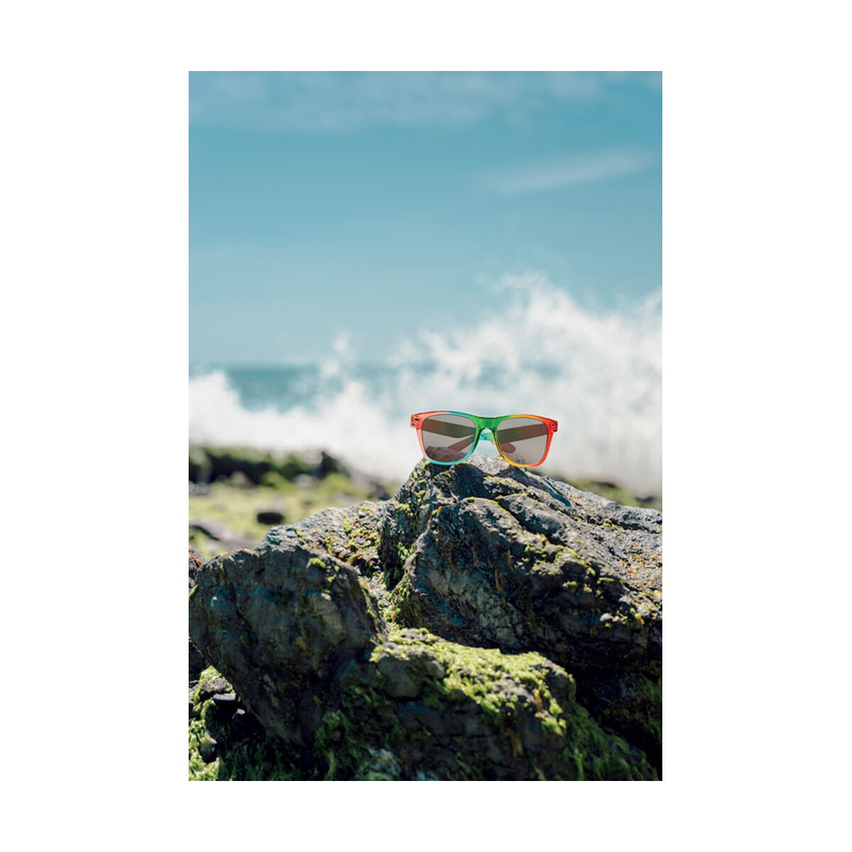 Okulary z logo – okulary przeciwsłoneczne uv400 borea – wielokolorowe mo2808-99-ambiant Okulary przeciwsłoneczne UV400 BOREA - wielokolorowe mo2808-99-ambiant