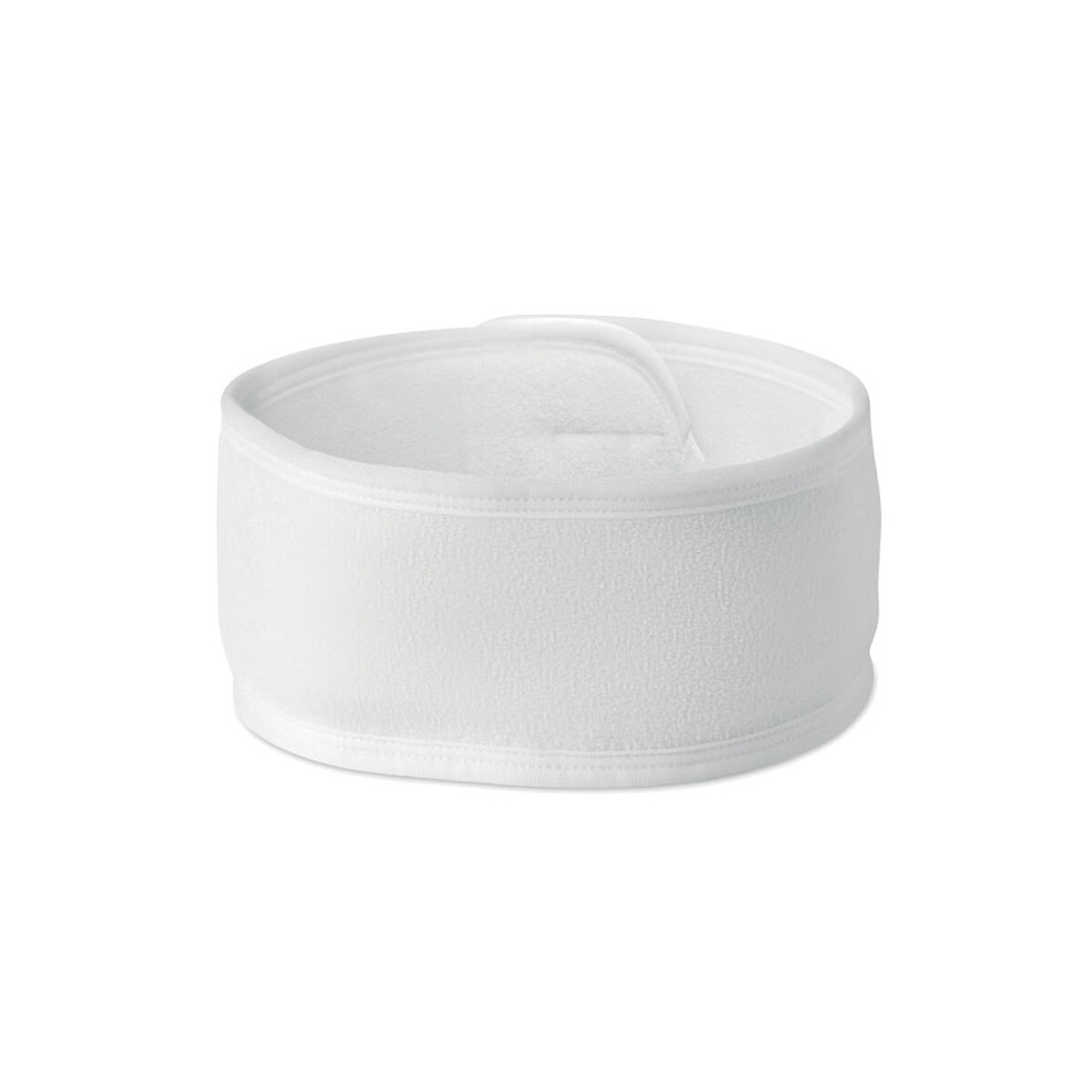 Opaski na rękę z logo – regulowana opaska z mikrofibry cinta – biała mo3159-06-back Regulowana opaska z mikrofibry CINTA - biała mo3159-06-back