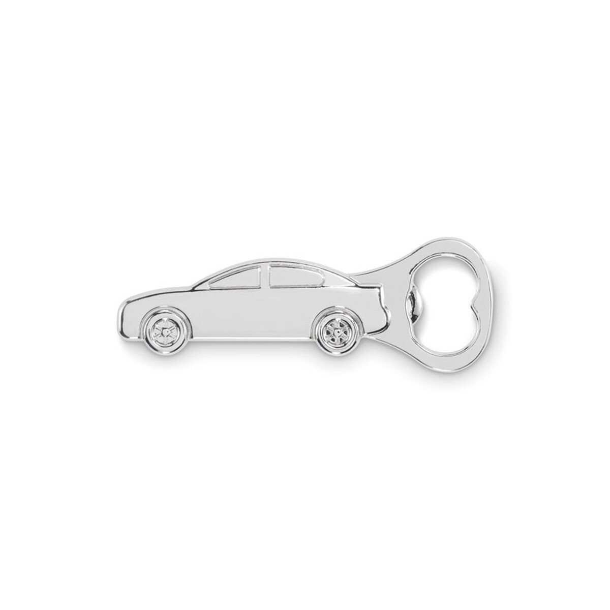 Otwieracze z logo – otwieracz kształt samochodu mycar – srebrny mat mo2827-16-back Otwieracz kształt samochodu MYCAR - srebrny mat mo2827-16-back