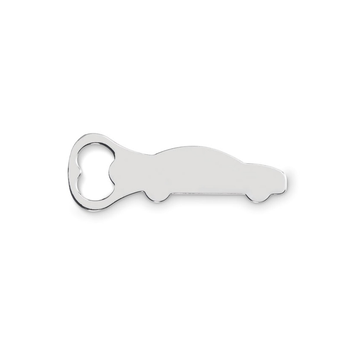 Otwieracze z logo – otwieracz kształt samochodu mycar – srebrny mat mo2827-16-side Otwieracz kształt samochodu MYCAR - srebrny mat mo2827-16-side