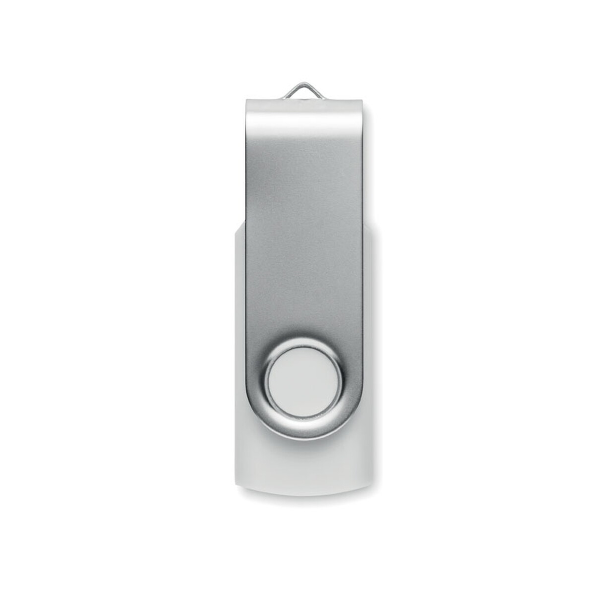 Pamięci USB z logo – usb 16g z abs z recyklingu techmate rabs – białe mo2080-06-back USB 16G z ABS z recyklingu TECHMATE RABS - białe mo2080-06-back