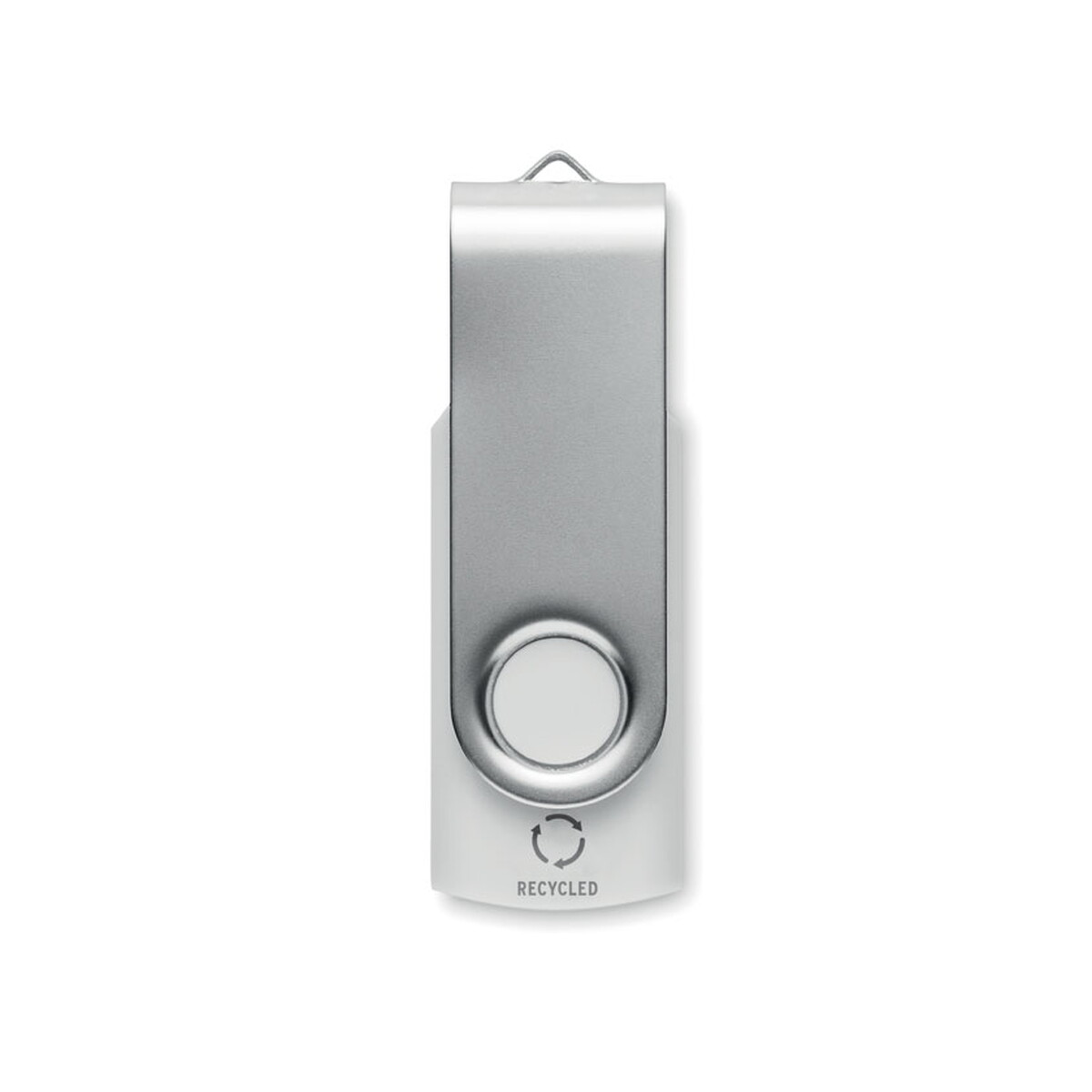 Pamięci USB z logo – usb 16g z abs z recyklingu techmate rabs – białe mo2080-06-top USB 16G z ABS z recyklingu TECHMATE RABS - białe mo2080-06-top
