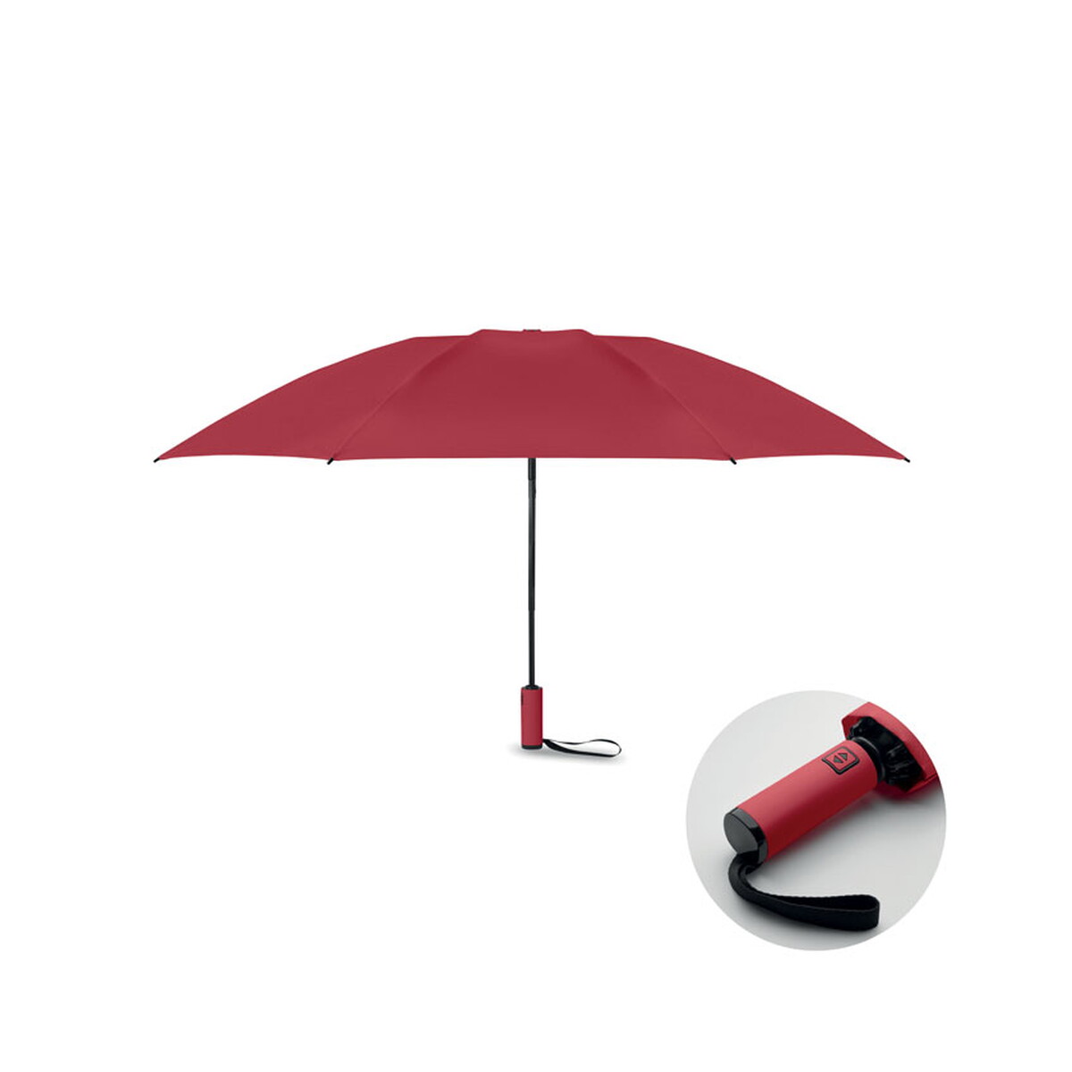 23″ wiatroodporny parasol AGUMBE - burgundowy mo2925-02