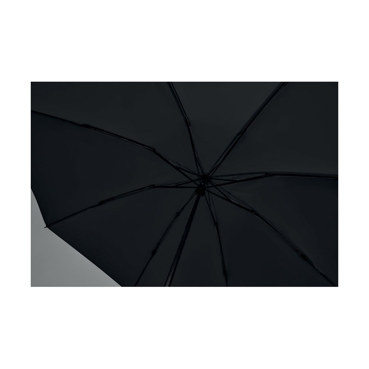 Parasole klasyczne z logo – 23″ wiatroodporny parasol agumbe – czarny mo2925-03-detail 23″ wiatroodporny parasol AGUMBE - czarny mo2925-03-detail