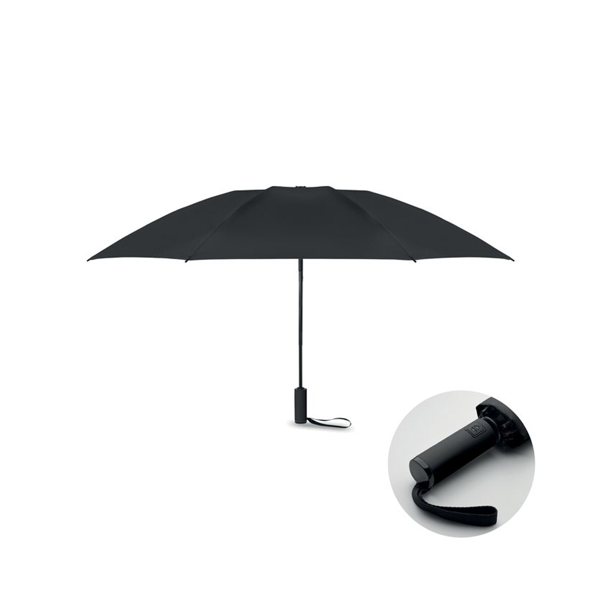 23″ wiatroodporny parasol AGUMBE - czarny mo2925-03