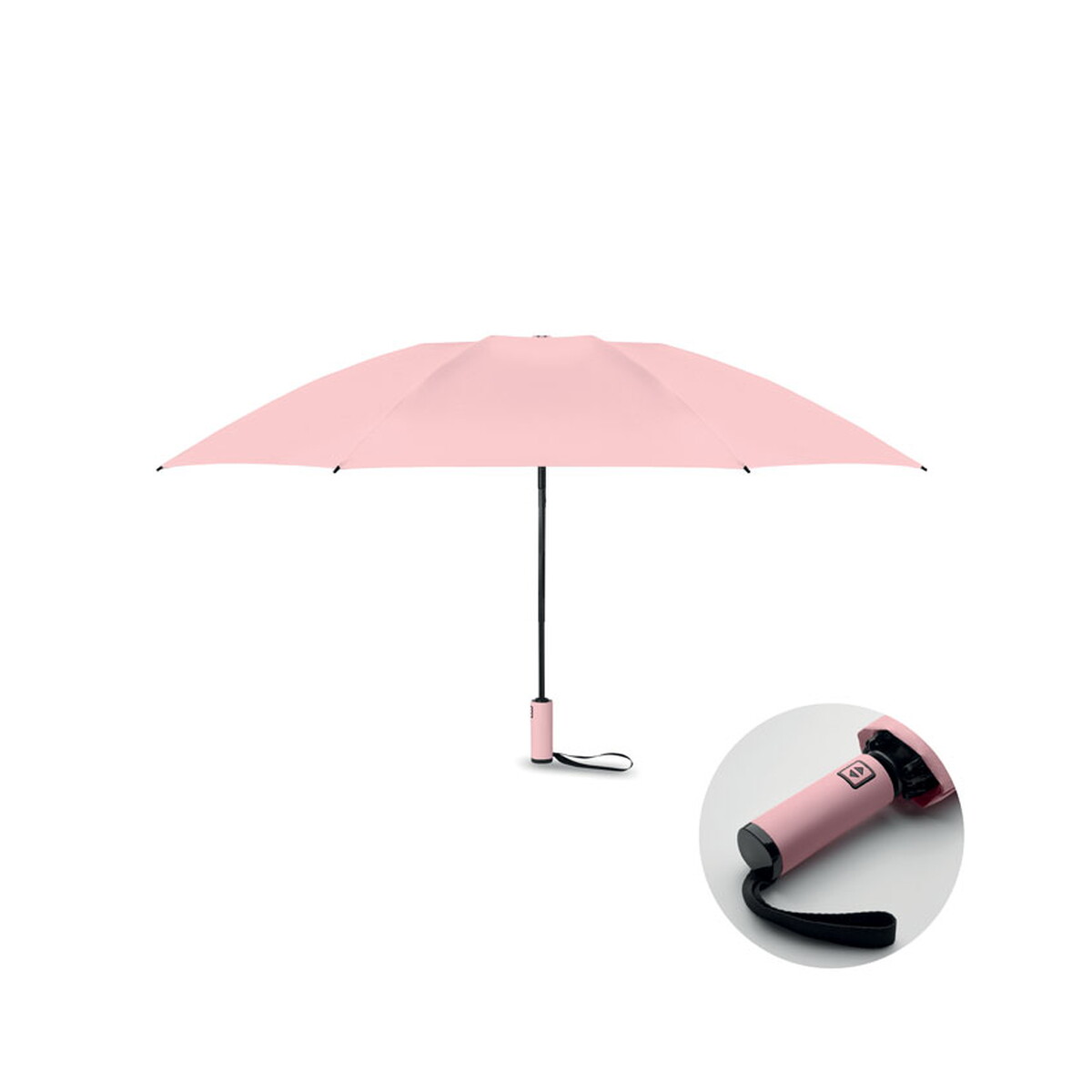 23″ wiatroodporny parasol AGUMBE - dziecięcy różowy mo2925-11