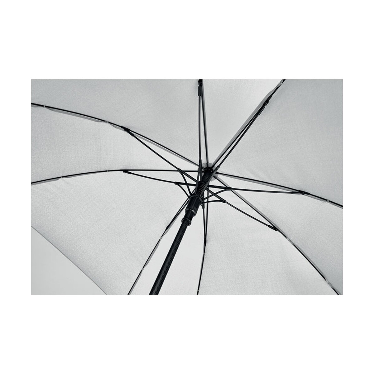 Parasole klasyczne z logo – 23” wiatroodporny parasol amboli – biały mo2926-06-detail 23'' Wiatroodporny parasol AMBOLI - biały mo2926-06-detail