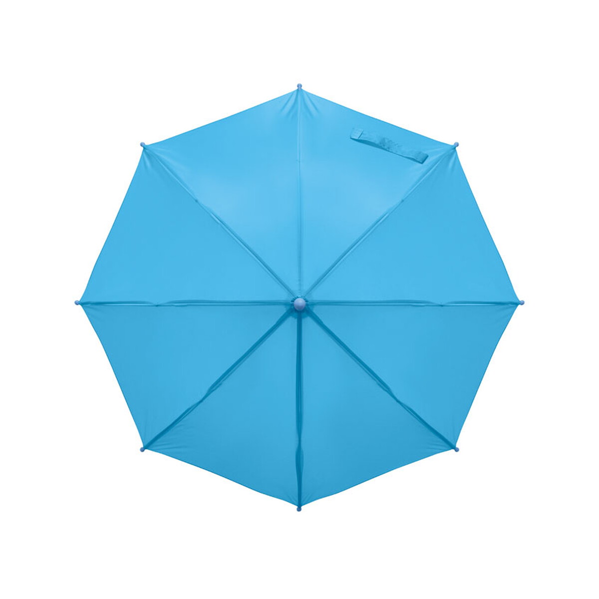 Parasole klasyczne z logo – parasol dziecięcy 18″ drykid – baby blue mo2843-66-side Parasol dziecięcy 18″ DRYKID - baby blue mo2843-66-side