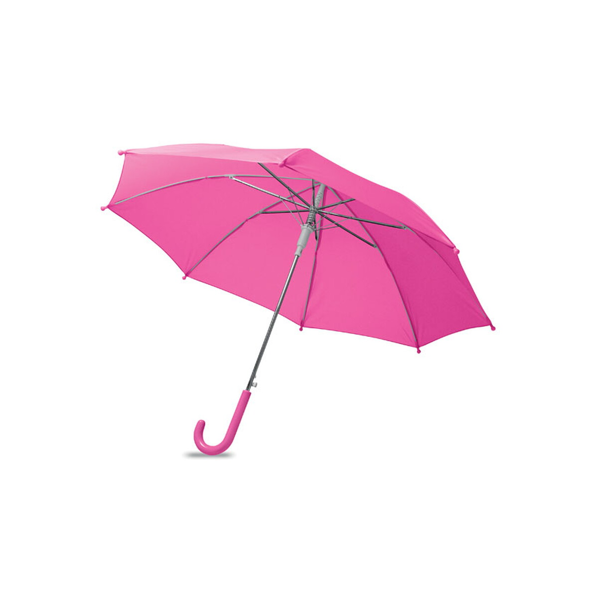 Parasole klasyczne z logo – parasol dziecięcy 18″ drykid – fuksja mo2843-38-back Parasol dziecięcy 18″ DRYKID - fuksja mo2843-38-back