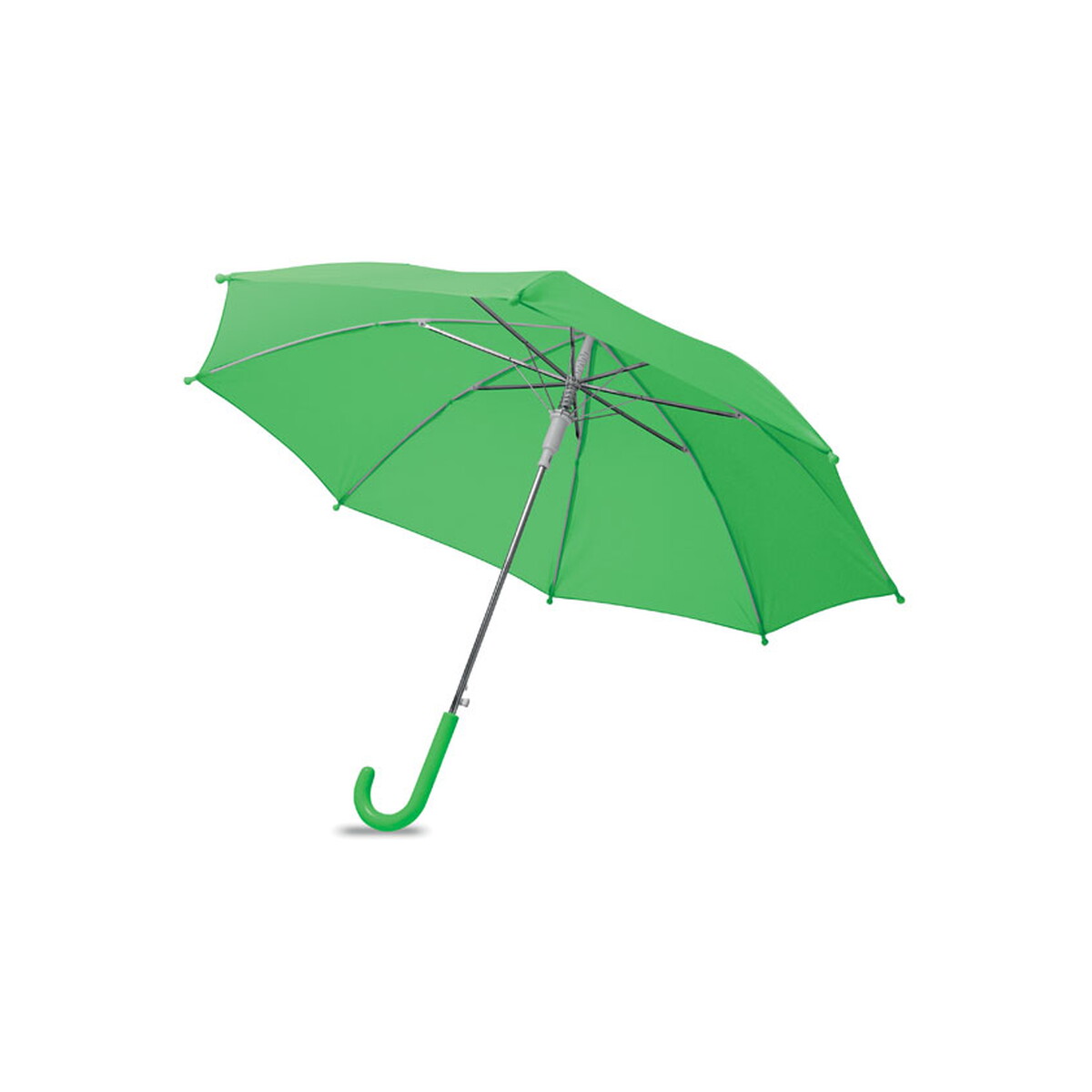 Parasole klasyczne z logo – parasol dziecięcy 18″ drykid – zielony mo2843-09-back Parasol dziecięcy 18″ DRYKID - zielony mo2843-09-back