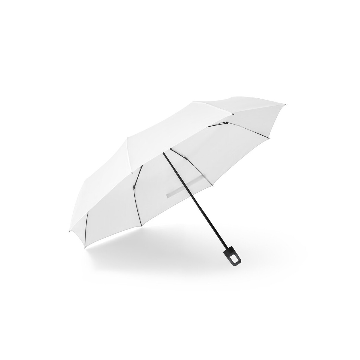 Parasole sztormowe z logo – george. parasol 21” wykonany z poliestru pochodzącego z recyklingu (100% rpet) 190t wiatroodporny pongee – biały 99173_106 GEORGE. Parasol 21'' wykonany z poliestru pochodzącego z recyklingu (100% rPET) 190T wiatroodporny pongee - Biały 99173_106