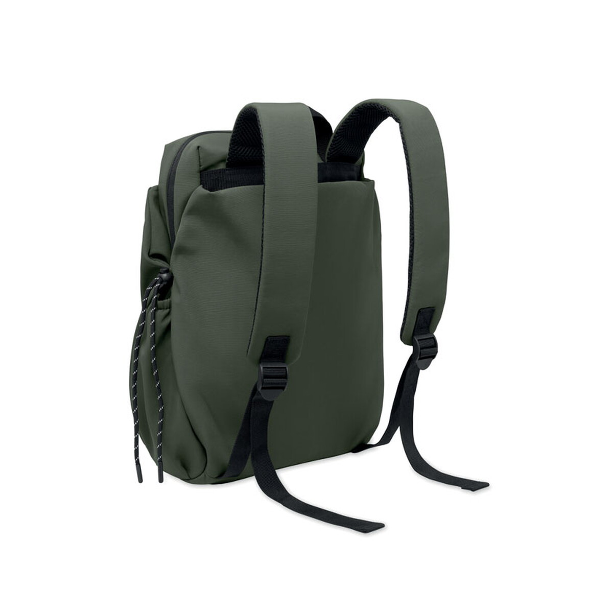 Plecaki z logo – nylonowy plecak na laptopa 16″ napa – ciemnozielony mo3180-60-back nylonowy plecak na laptopa 16