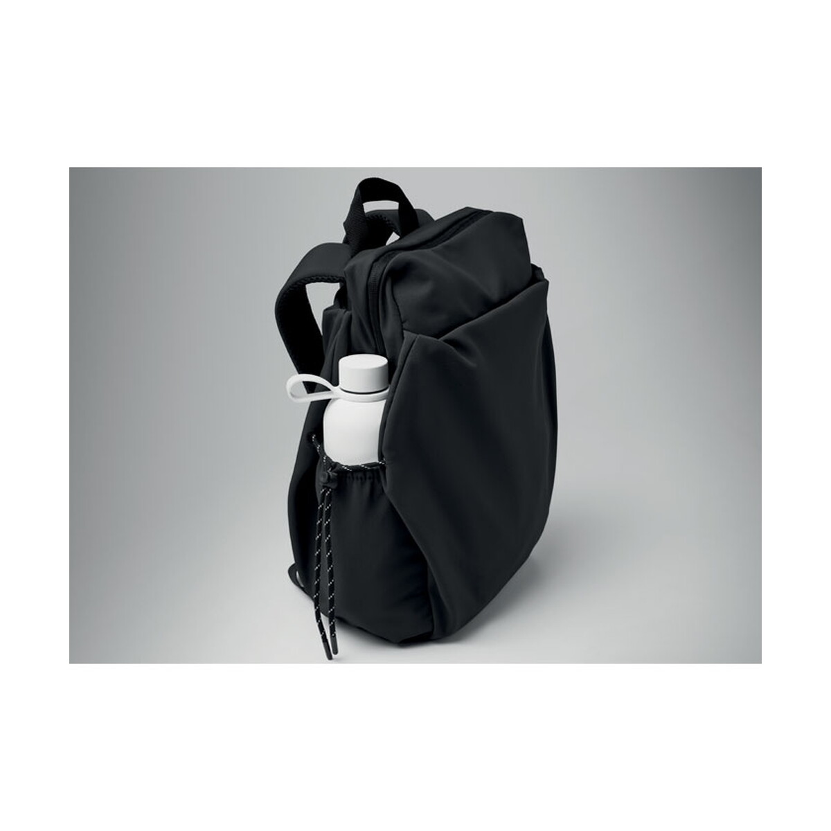 Plecaki z logo – nylonowy plecak na laptopa 16″ napa – czarny mo3180-03-top nylonowy plecak na laptopa 16
