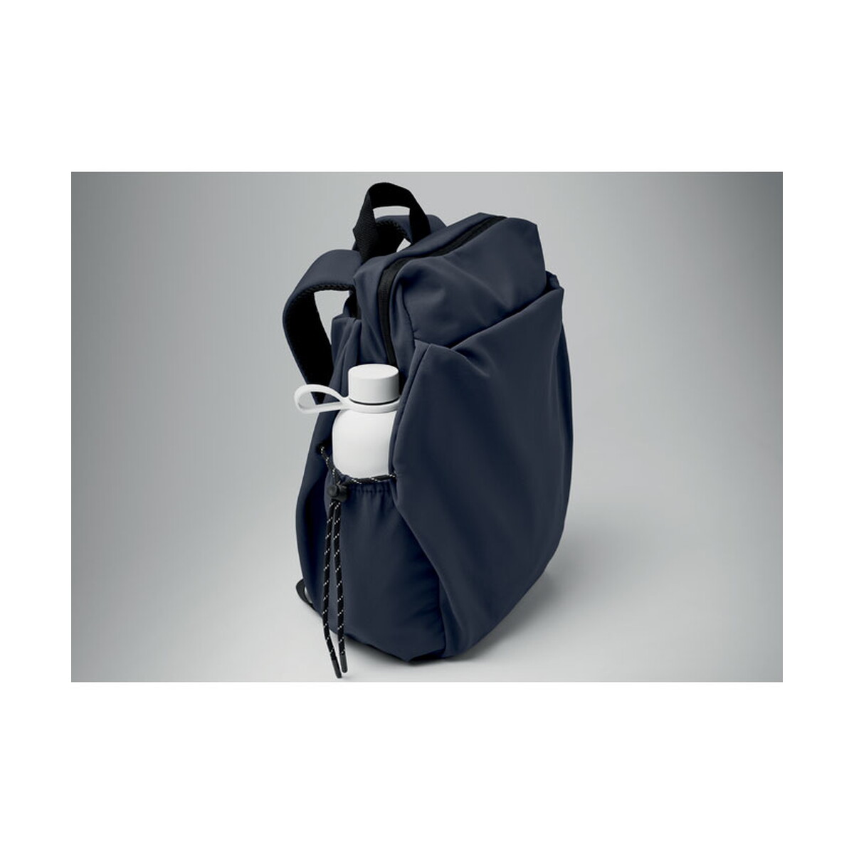 Plecaki z logo – nylonowy plecak na laptopa 16″ napa – francuski granatowy mo3180-85-top nylonowy plecak na laptopa 16