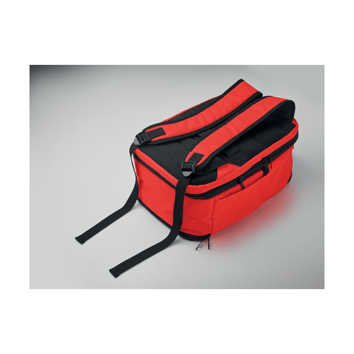 Plecaki z logo – plecak o rozmiarze kabinowym flysafe – czerwony mo2840-05-detail Plecak o rozmiarze kabinowym FLYSAFE - czerwony mo2840-05-detail