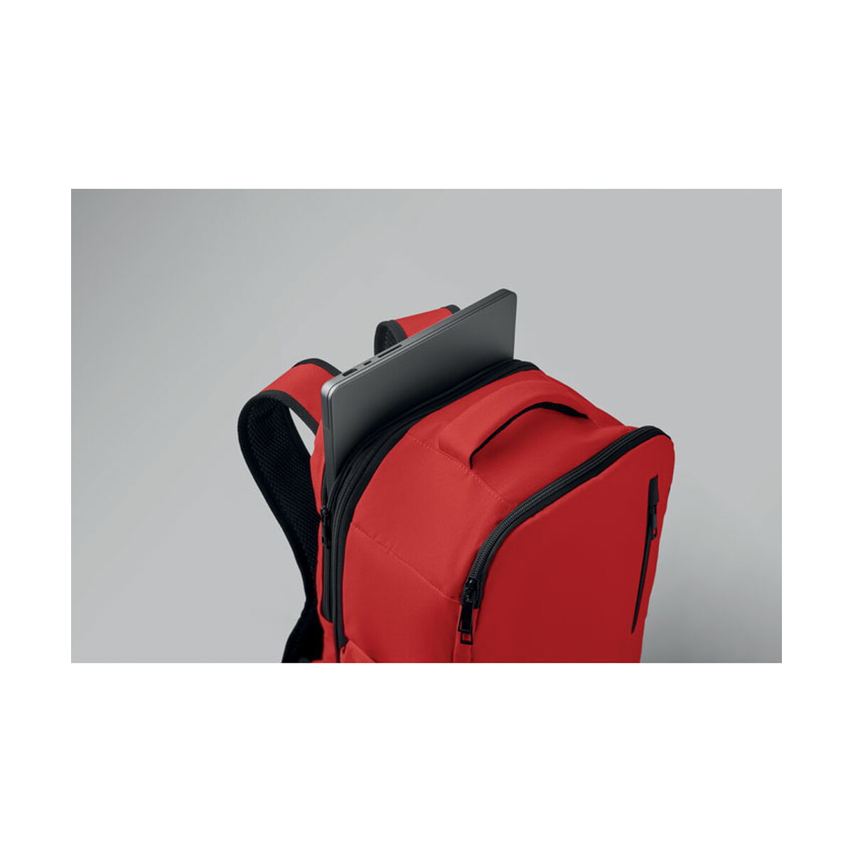Plecaki z logo – plecak o rozmiarze kabinowym flysafe – czerwony mo2840-05-open Plecak o rozmiarze kabinowym FLYSAFE - czerwony mo2840-05-open