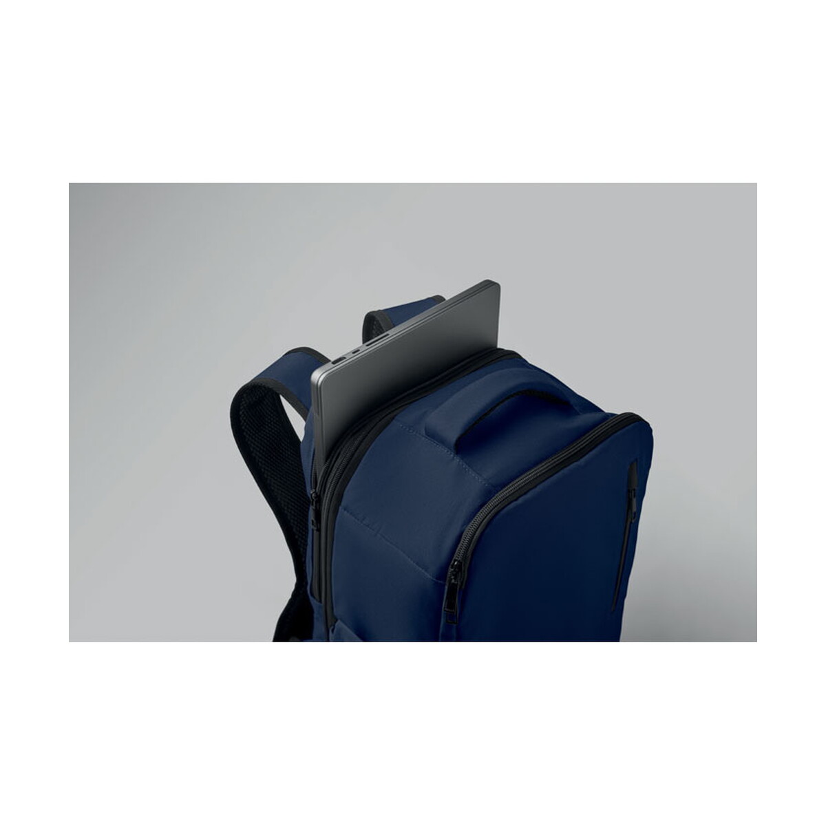 Plecaki z logo – plecak o rozmiarze kabinowym flysafe – niebieski mo2840-04-open Plecak o rozmiarze kabinowym FLYSAFE - niebieski mo2840-04-open
