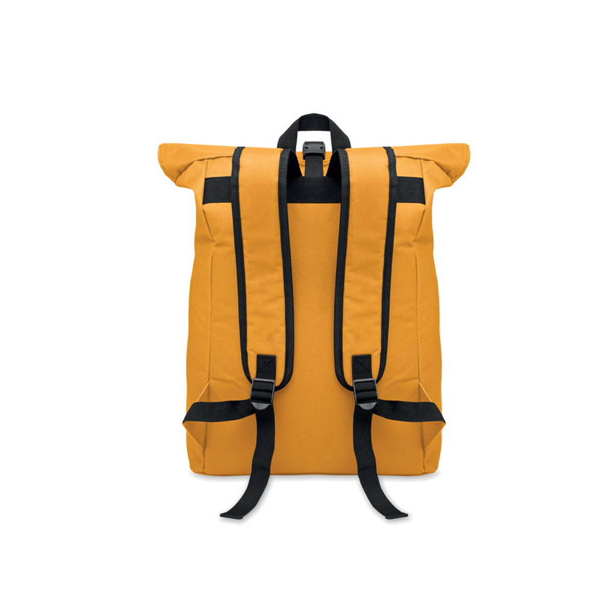 Plecaki z logo – plecak rolltop poliester 600d irea – okry mo2170-78-back Plecak rolltop poliester 600D IREA - okry mo2170-78-back