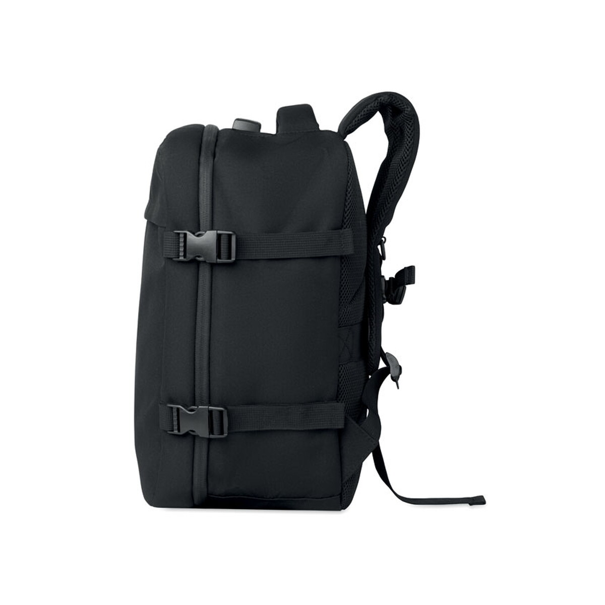 Plecaki z logo – plecak rpet 20l 15″ z zamkiem lock&go – czarny mo3137-03-picture1 Plecak RPET 20L 15