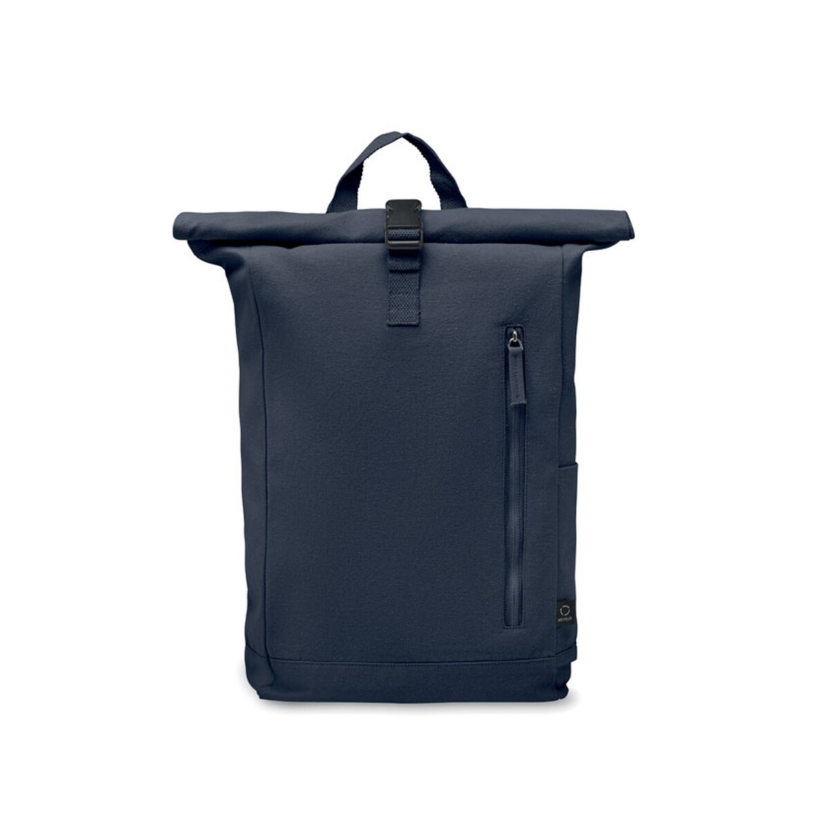 Plecaki z logo – plecak typu rolltop 390 gr/m² kamet – francuski granatowy mo2552-85-back Plecak typu rolltop 390 gr/m² KAMET - francuski granatowy mo2552-85-back