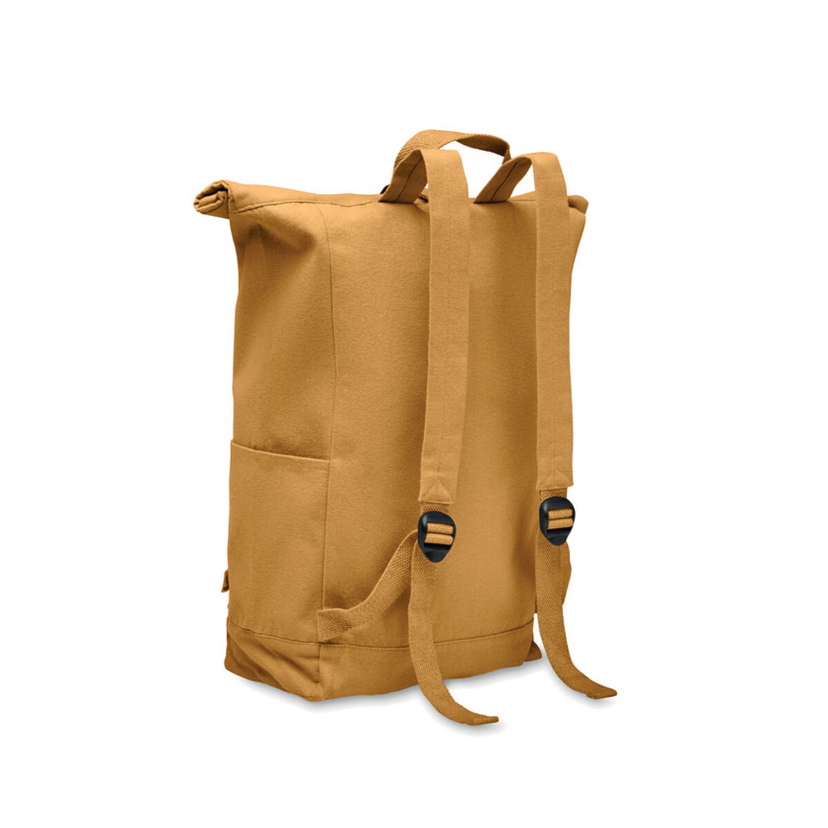 Plecaki z logo – plecak typu rolltop 390 gr/m² kamet – okryty mo2552-78-back Plecak typu rolltop 390 gr/m² KAMET - okryty mo2552-78-back