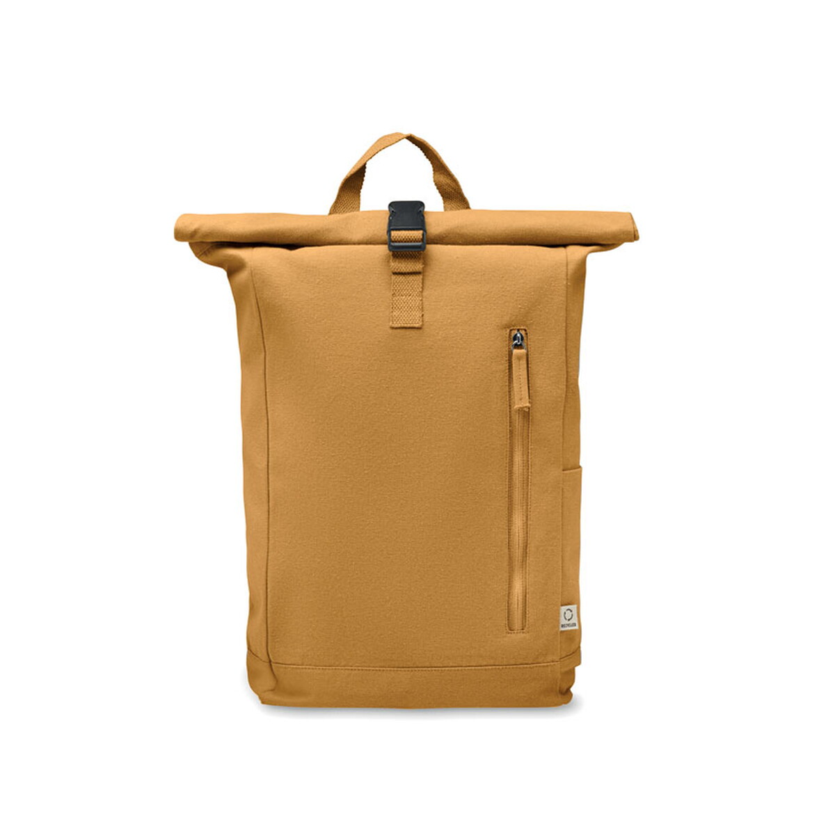 Plecaki z logo – plecak typu rolltop 390 gr/m² kamet – okryty mo2552-78-side Plecak typu rolltop 390 gr/m² KAMET - okryty mo2552-78-side