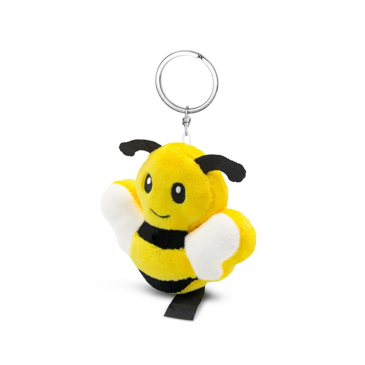 Pluszaki z logo – pluszowa pszczoła rpet, brelok | miro – żółta HE851-08_AAA01 Pluszowa pszczoła RPET, brelok | Miro - żółta HE851-08_AAA01