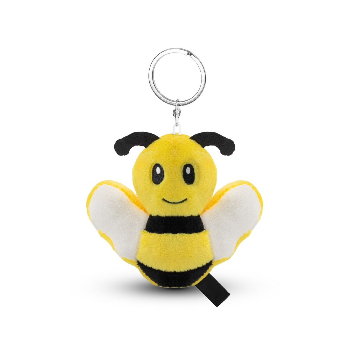 Pluszaki z logo – pluszowa pszczoła rpet, brelok | miro – żółta HE851-08_AAB01 Pluszowa pszczoła RPET, brelok | Miro - żółta HE851-08_AAB01