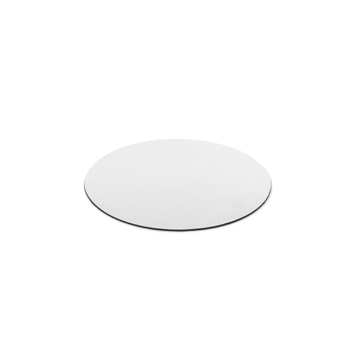 Podkładki pod mysz z logo – blair round. okrągła podkładka pod mysz z gumową podstawą – biała 97149_106 BLAIR ROUND. Okrągła podkładka pod mysz z gumową podstawą - Biała 97149_106