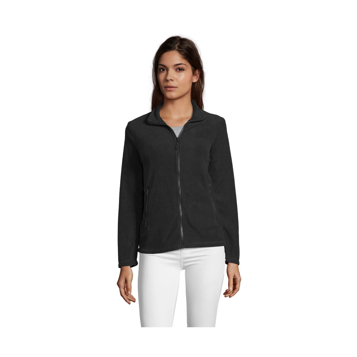 Polary z logo – norman damska polar 220 norman women – czarna – 3xl s02094-bk NORMAN DAMSKA POLAR 220 NORMAN WOMEN - Czarna - 3XL s02094-bk