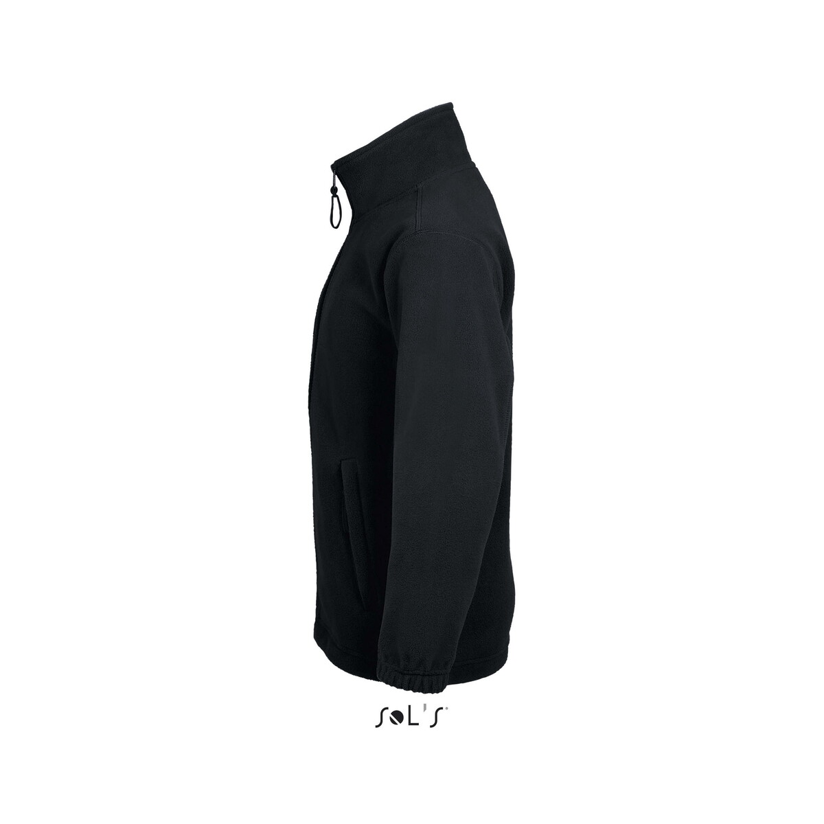 Polary z logo – north dziecięcy polar 300g north kids – czarny – l s00589-bk-side NORTH Dziecięcy polar 300g NORTH KIDS - Czarny - L s00589-bk-side