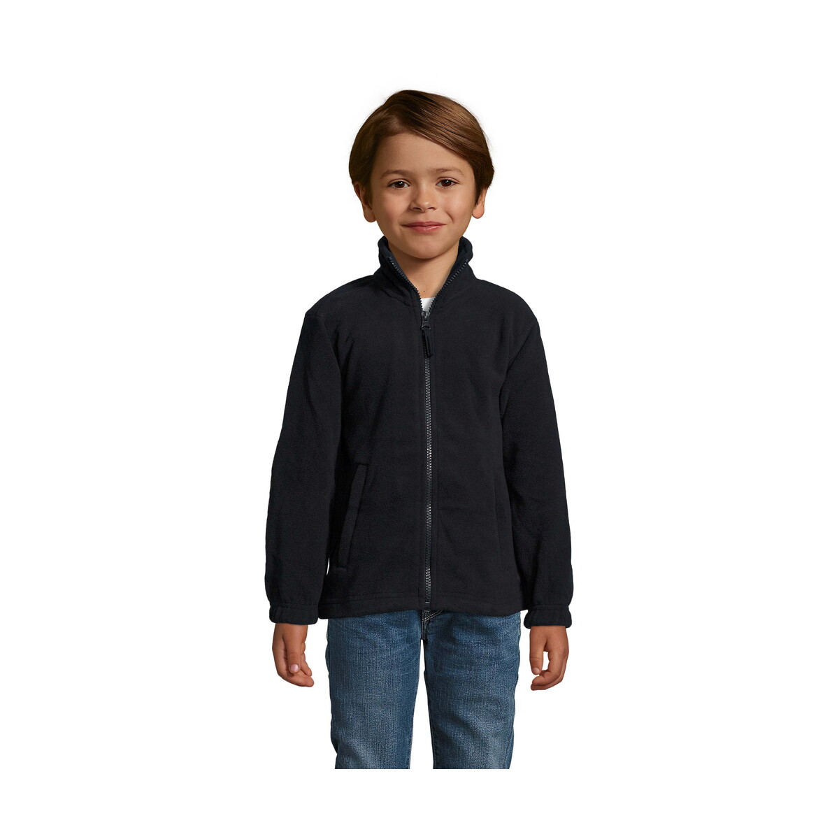 Polary z logo – north dziecięcy polar 300g north kids – granatowy – l s00589-ny NORTH Dziecięcy polar 300g NORTH KIDS - Granatowy - L s00589-ny