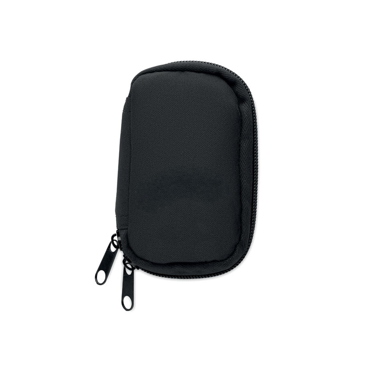 Portfele z logo – etui na klucze z 300d rpet rover – czarne mo2822-03-back Etui na klucze z 300D RPET ROVER - czarne mo2822-03-back