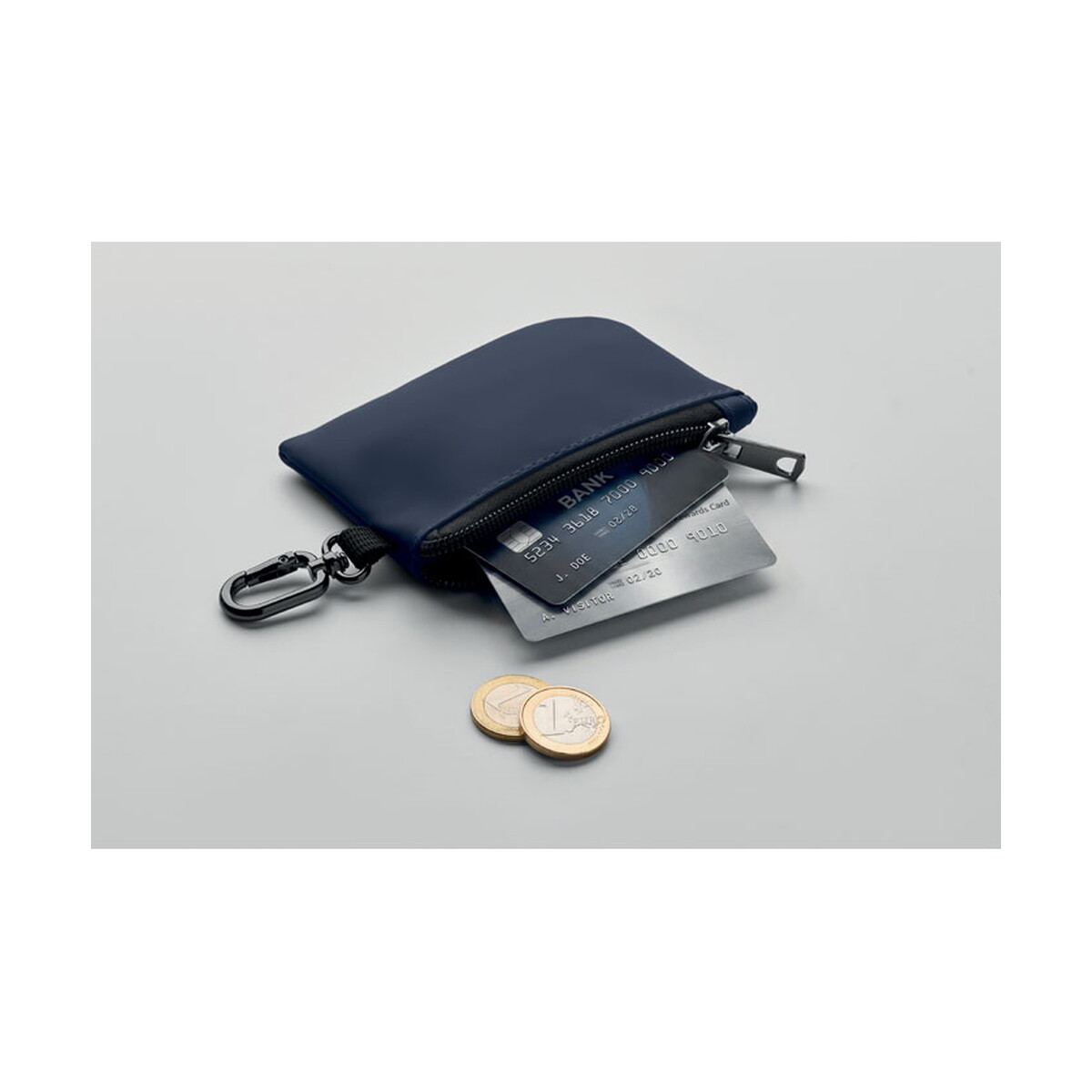Portfele z logo – etui pu na klucze karabińczyk guardo – francuski granatowy mo3161-85-detail Etui PU na klucze karabińczyk GUARDO - francuski granatowy mo3161-85-detail