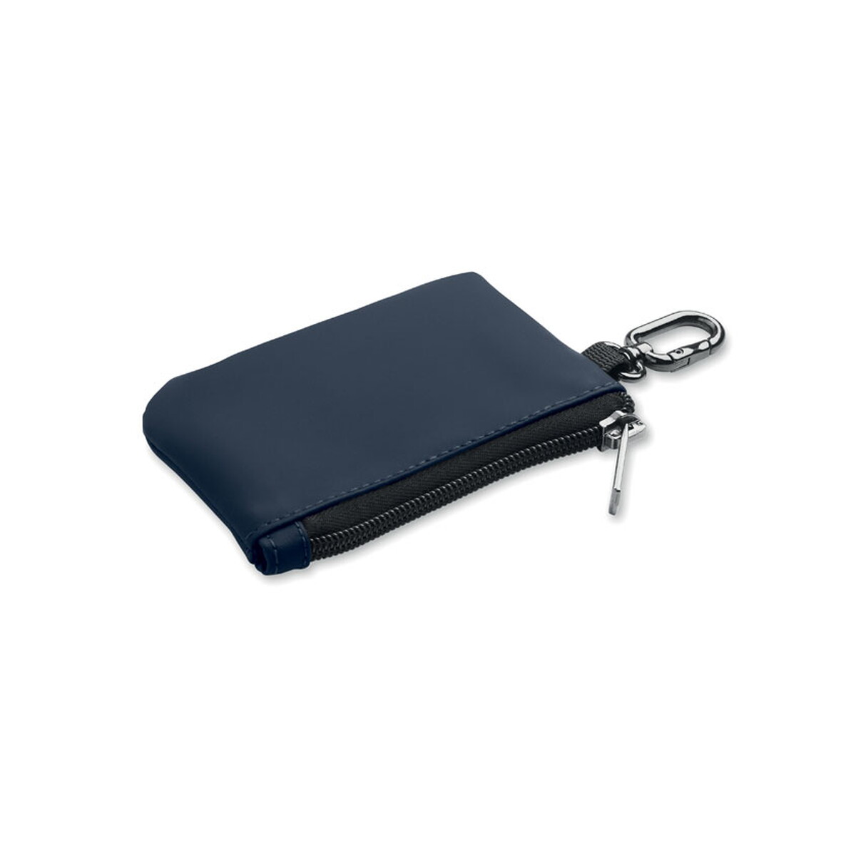 Portfele z logo – etui pu na klucze karabińczyk guardo – francuski granatowy mo3161-85 Etui PU na klucze karabińczyk GUARDO - francuski granatowy mo3161-85