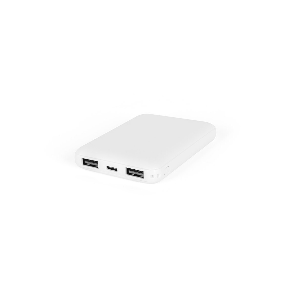 Powerbanki z logo – leakey 5. power bank 5.000 mah w abs pochodzącego z recyklingu (100% rabs) – biały 97196_106 LEAKEY 5. Power bank 5.000 mAh w ABS pochodzącego z recyklingu (100% rABS) - Biały 97196_106