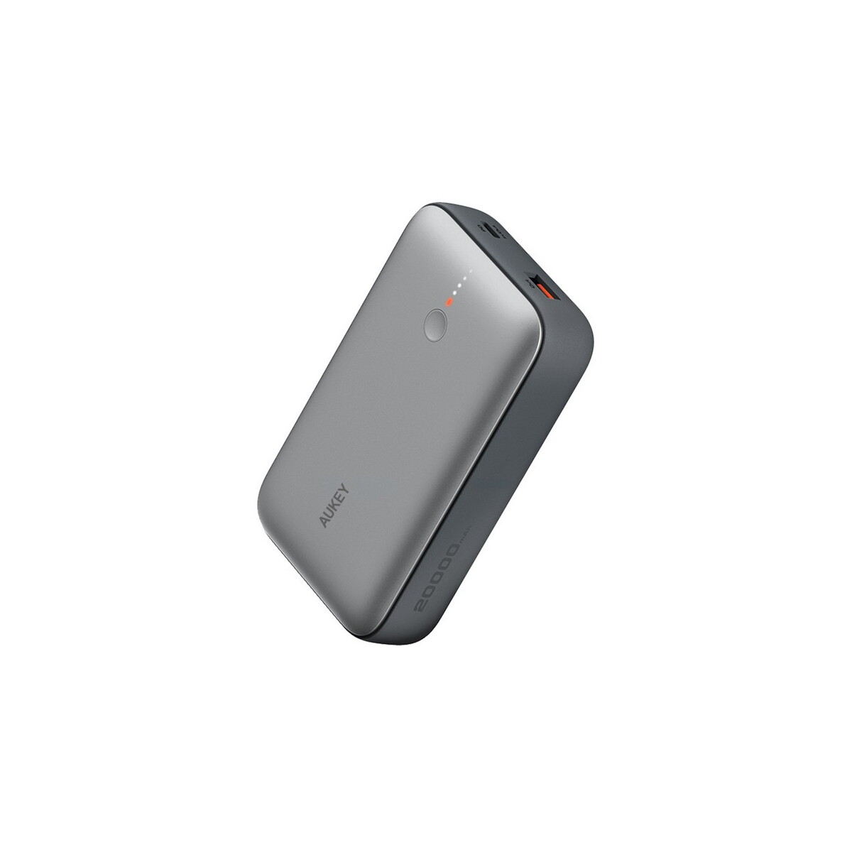 Powerbanki z logo – power bank 20000 mah aukey – grafitowy VAM14-15_AAA01 Power bank 20000 mAh Aukey - grafitowy VAM14-15_AAA01
