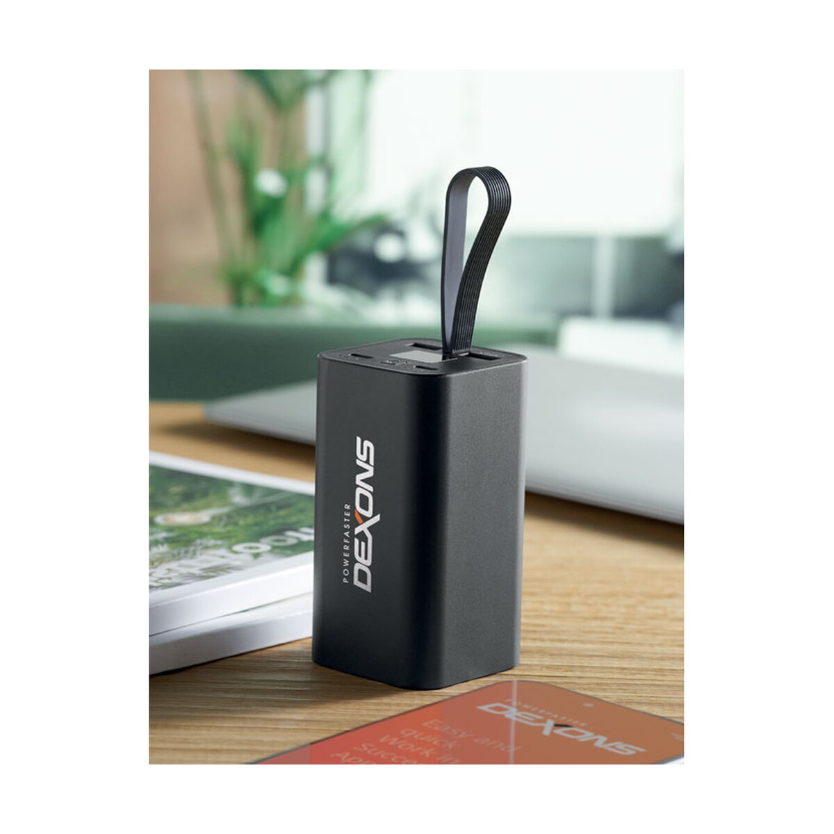 Powerbanki z logo – power bank 20.000 mah voima – czarny mo2943-03-print Power bank 20.000 mAh VOIMA - czarny mo2943-03-print
