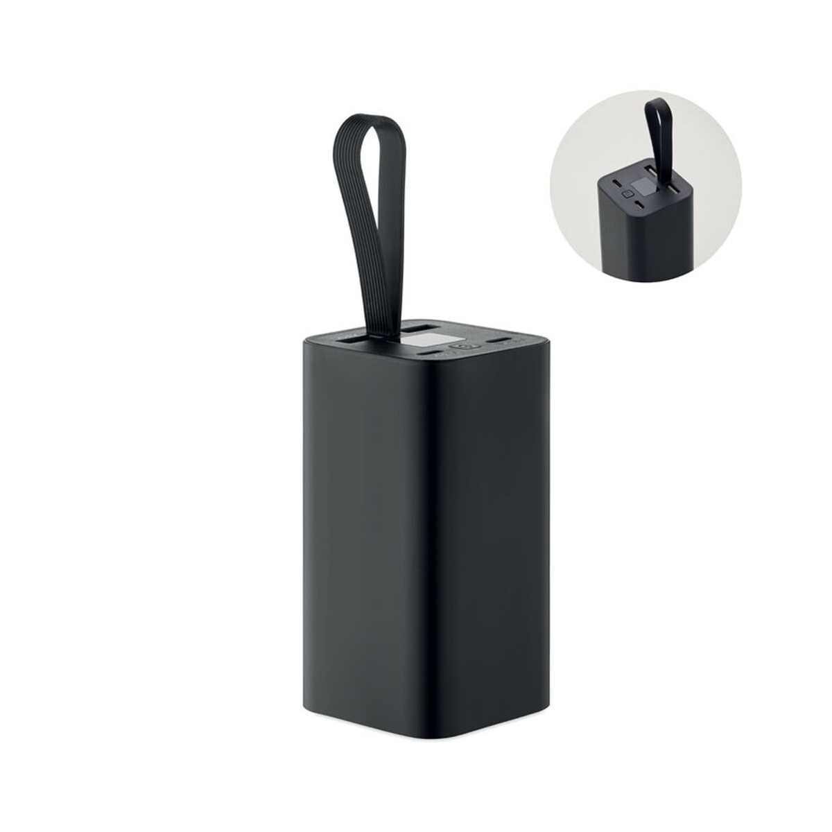 Powerbanki z logo – power bank 20.000 mah voima – czarny mo2943-03 Power bank 20.000 mAh VOIMA - czarny mo2943-03
