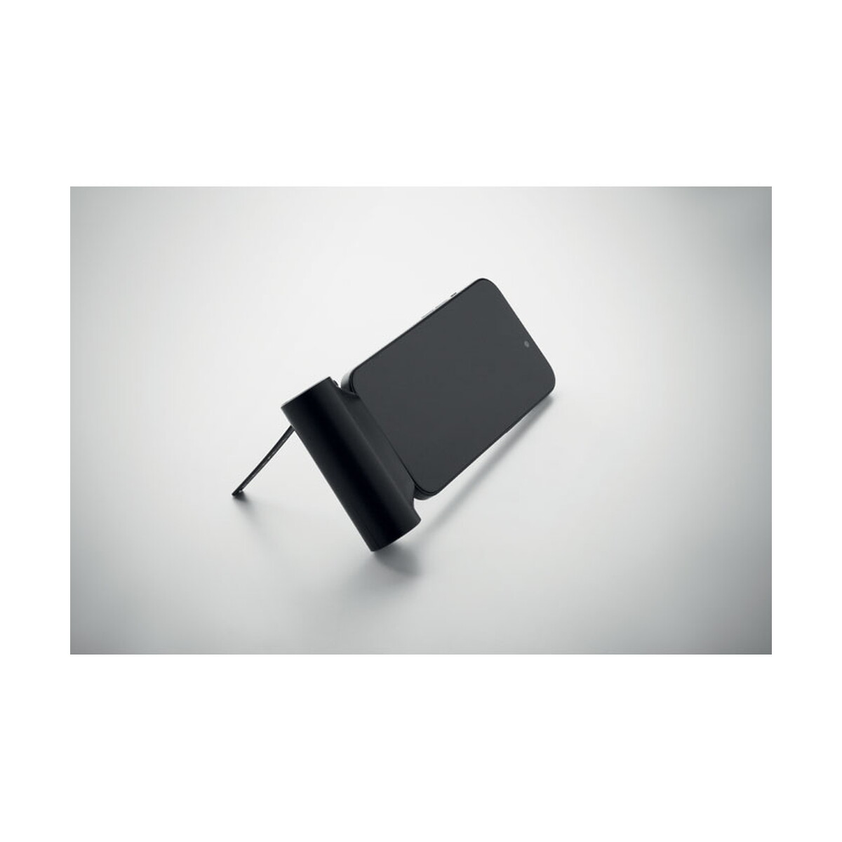 Powerbanki z logo – power bank 5000mah powerkau – czarny mo2967-03-side Power bank 5000mAh POWERKAU - czarny mo2967-03-side