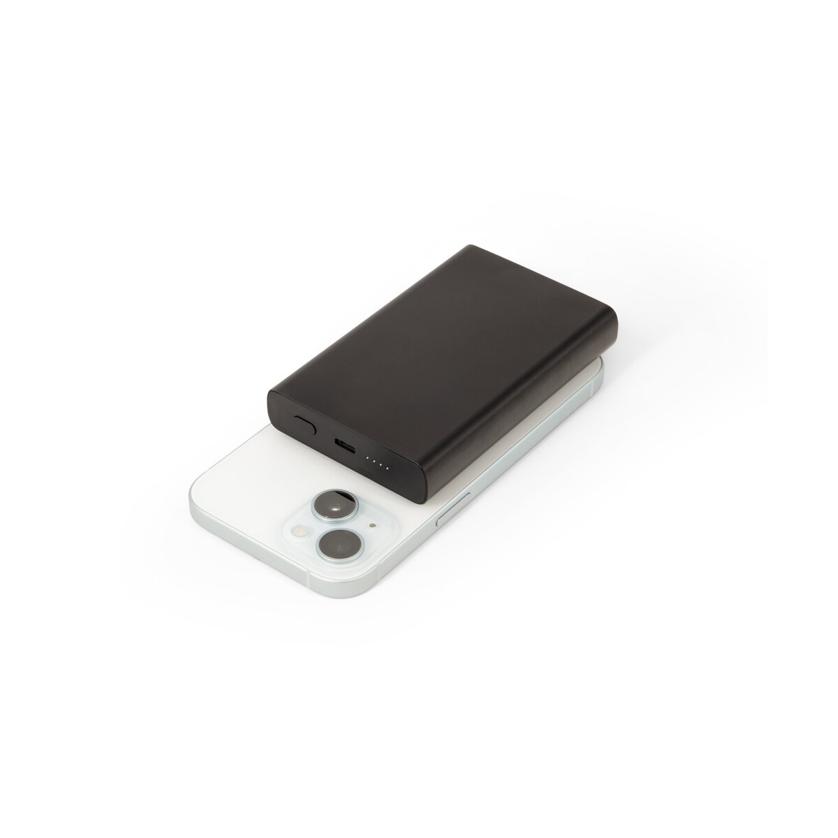 Powerbanki z logo – wright 10. magnetyczny powerbank z superszybkim ładowaniem z recyklingowanego aluminium i recyklingowanego abs o pojemności 10 000 mah – czarny 97216_103-c WRIGHT 10. Magnetyczny powerbank z superszybkim ładowaniem z recyklingowanego aluminium i recyklingowanego ABS o pojemności 10 000 mAh - Czarny 97216_103-c
